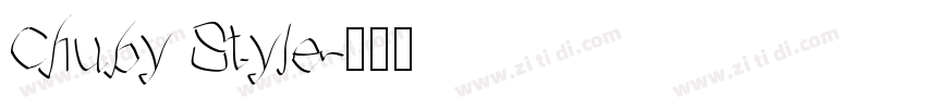 Chuby Style字体转换
